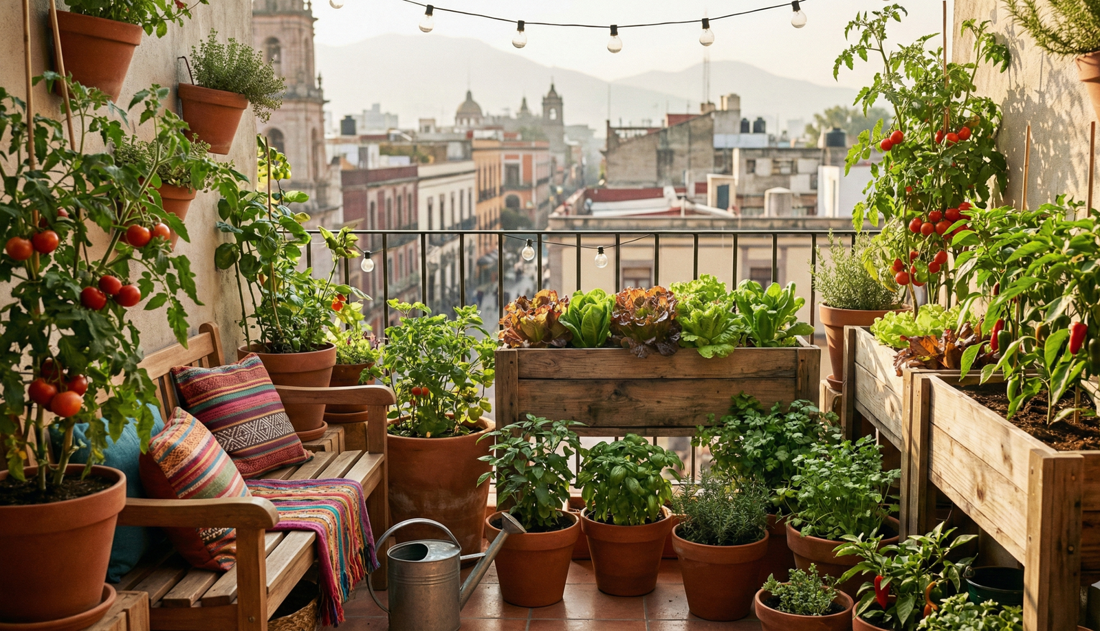 Huerto en Departamento: Guía para Cultivar en Balcones y Terrazas